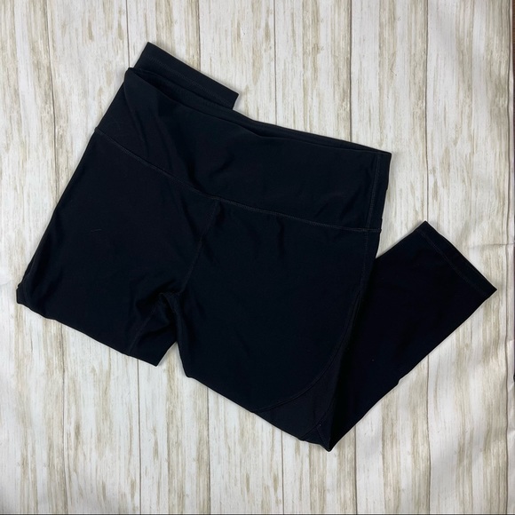 RBX Black Capri Leggings with Zipper Pocket Size Large - Picture 3 of 3